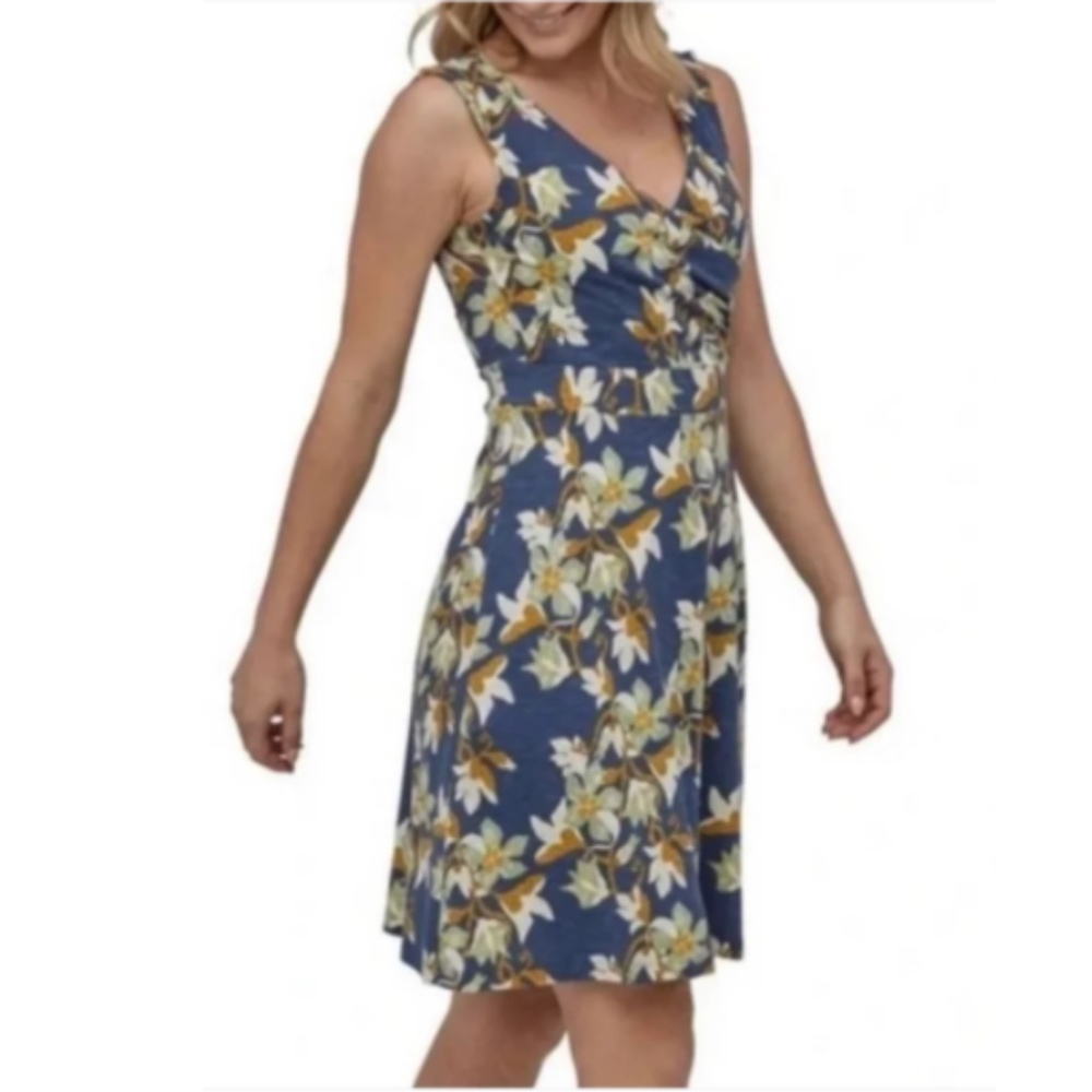 Patagonia Floral Cotton Dress | M